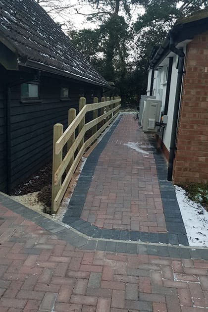 Raised path install | High Wycombe, Berkhamsted & Hemel Hempstead